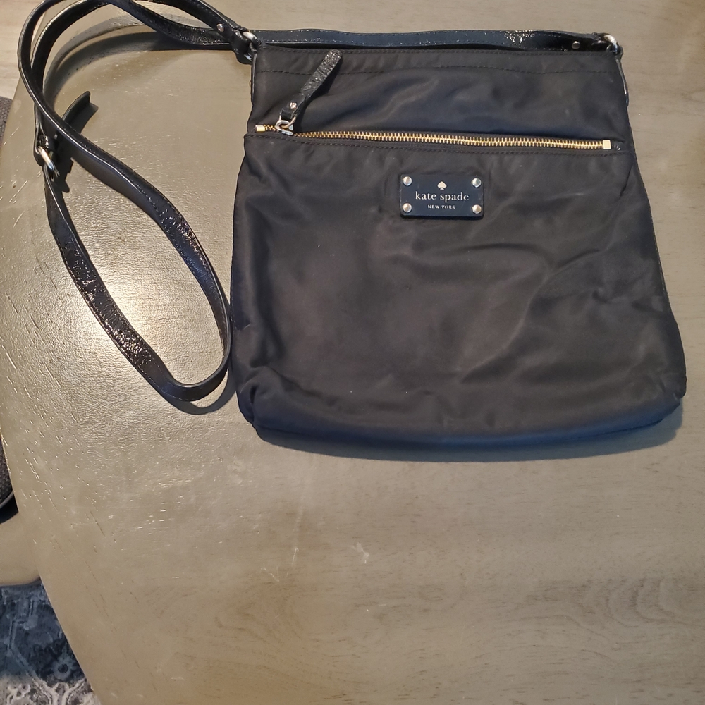 IUC Kate Spade Black Nylon Shoulder Bag